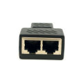 RJ45 Port Network Cable Splitter Extender Plug Adapter Split Into Two Splitter Podazz. 