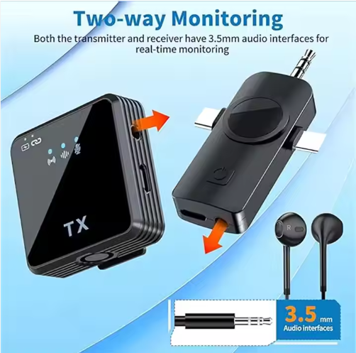 2Mic%203%20in%201%20Wireless%20Lavalier%20Microphone%20Mobile%20Phone%20Vlog%20Video%20Recording%20Interview%20Broadcasting%20Lapel%20Microphones%20Wireless%20Mic%20-%20Image%202