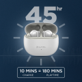 Ultima Boom 141 ANC Earbuds (30 dB) | App Support | 45Hrs Playtime | Game Mode (40ms) | IPX5 Water Resistant | 13 mm Drivers For Deep Bass Wireless Earbuds. 