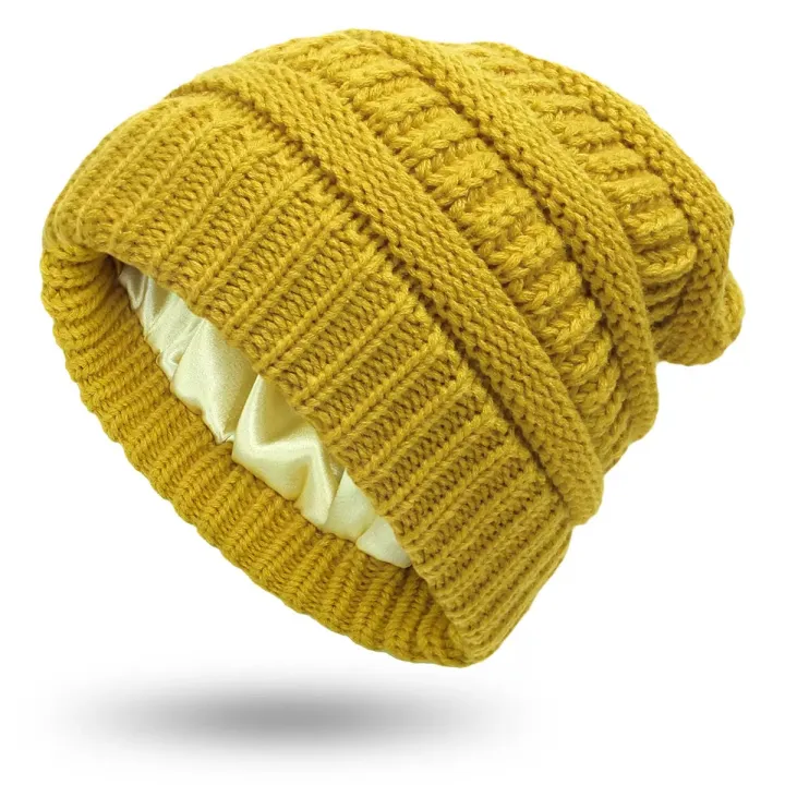 ANX%20Fashion%20Woolen%20Beanies%20For%20Women%20With%20Silk%20Interior/%20Winter%20Essential/Satin%20Silk%20-%20Image%205