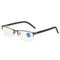 Portable Anti Blue-ray Reading Glasses Ultralight Metal Frame Far Sight Eyewear High-definition Presbyopia Glasses Senior Citizens. 