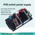 POE Switch Power Module Monitoring Switch Power Board Base Plate Bare Board AC220V to DC15V 6.3A 96W. 