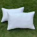 Korean Premium Fiber Pillows- 16 x 24 Inch (Set of 2). 