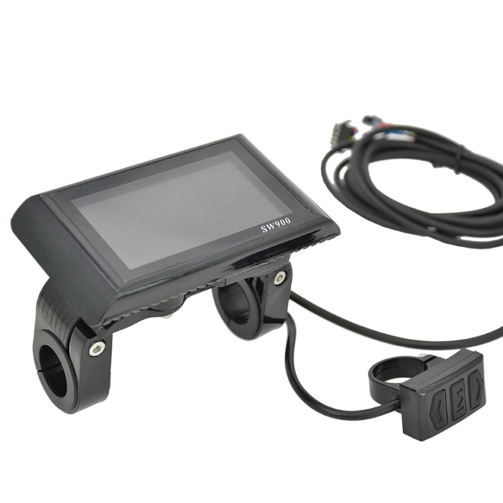 LCD%20Display%20SW900%2024%2036%2048V%2052V%2060V%20Electric%20Scooter%206%20Pins%20Plug%20Riding%20Speed%20Time%20Display%20-%20Image%204
