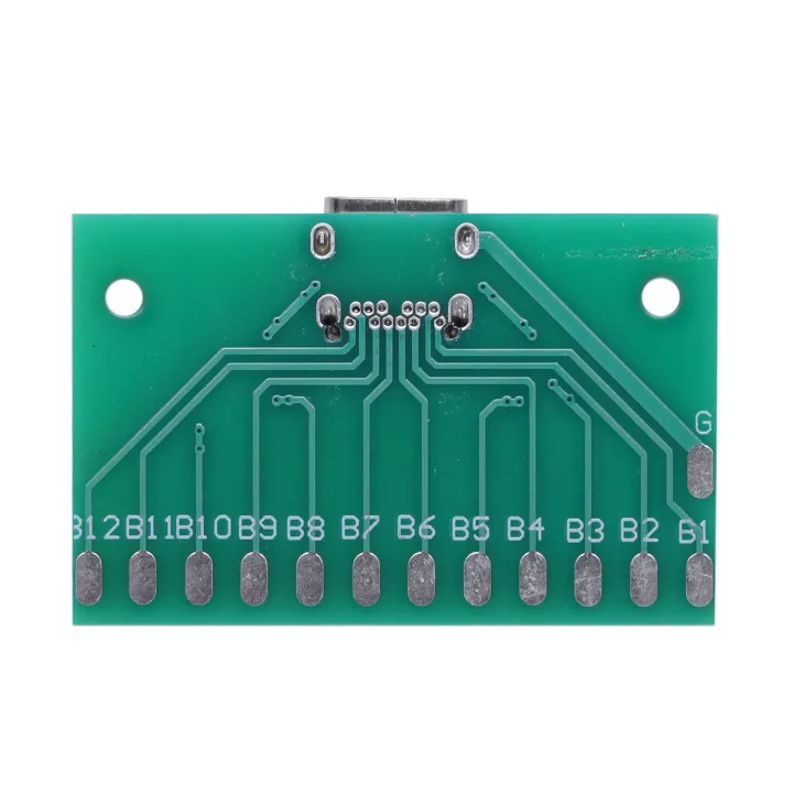 fasdaga%205X%20DIY%2024Pin%20USB-C%20USB%203.1%20Type%20C%20Female%20Socket%20Connector%20Smt%20Type%20with%20Pc%20Board%20-%20Image%203