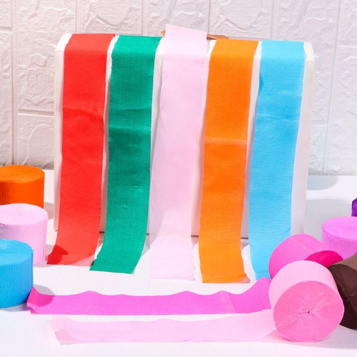 1%20Roll%20Colored%20Baby%20Shower%20Decoration%20Rainbow%20Crepe%20Paper%20Streamers%20DIY%20Paper%20Wedding%20Decor%20Garland%20Photography%20Backdrops%20-%20Image%206
