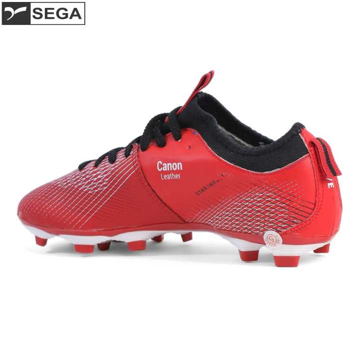Sega%20Cannon%20Red%20(Stud)%20Football%20Shoes%20For%20Men%20-%20Image%204