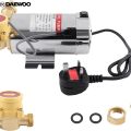 Daewoo Automatic Booster Pump | Inline Circulation Pump | Water Circulation Pump | Water Pump | 100 Watts. 