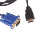 【Best Lrice】HDMI to VGA Cable HD 1080P HDMI Male to VGA Male Video Converter Adapter for PC Laptop S10 DMI to VGA Cable. 