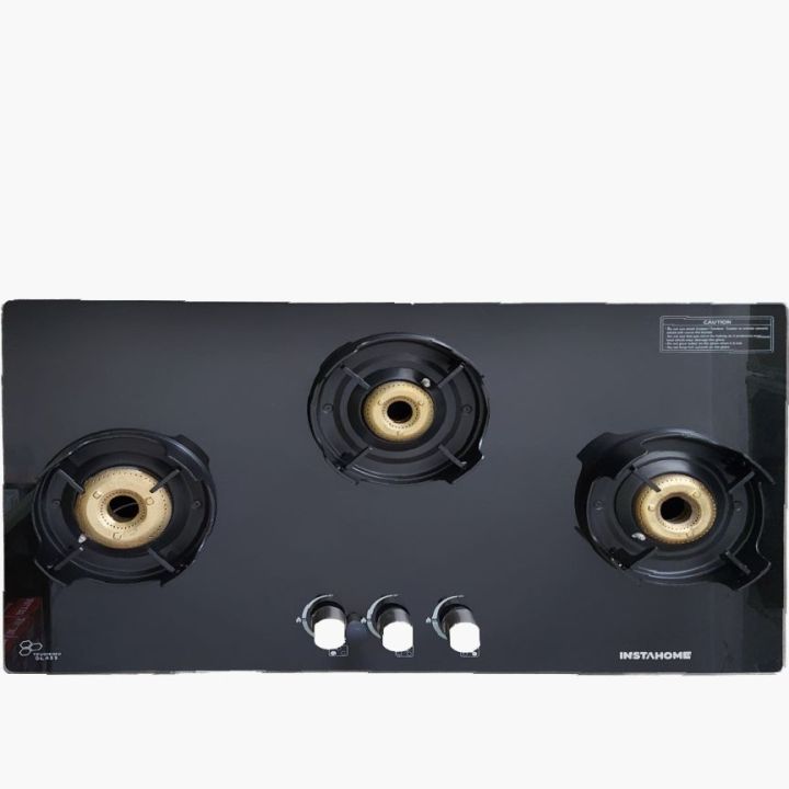Instahome 3 Burner Gas Hob Cooktop