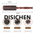 DISICHEN 6 Style Natural Boar Bristle Hair Round Brush Wood Handle Round Barrel Hair Comb Hair Roller Brush Hairdressing Styling Tools Affordable. 
