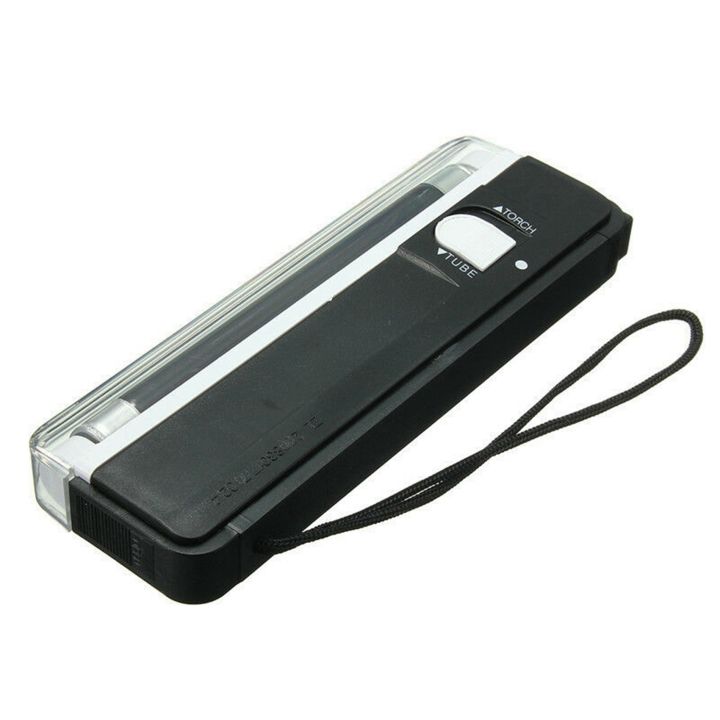 JAERBEE 2X Handheld Uv Black Light Ultraviolet Lamp with Torch Portable Money Detector 2In1
