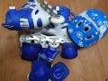 Roller Skates Shoes /Athletic Roller Shoe For Children /Pu Material Skating Shoes / Helmet/ Knee guard and Elbow Guard Set By mitrata. 