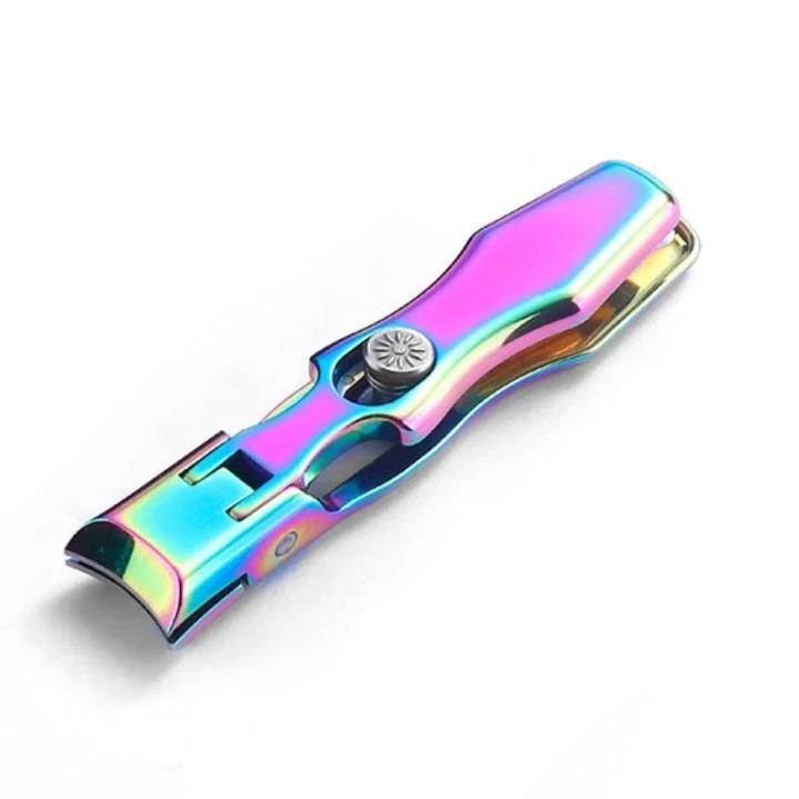 Portable Nail Clippers Ultra Sharp Fingernail Clippers Stainless Steel Toenail Scissors Wide Jaw Opening Anti Splash Manicure