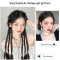 Hair korean style boxing ladies pearl hair braids girl sweet long strap hairstyle hair rope Y2K wig with women's hair accessories. 