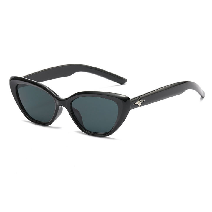 Vintage%20Triangle%20Cat%20Eye%20Star%20Sunglasses%20Fashion%20Small%20Face%20Sunglasses%20For%20Women%20Solid%20Color%20Sun%20Glasses%20Sunshade%20Sunglasses%20Netiie%20-%20Image%204