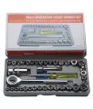 40 In 1 Wrench Tool Kit With Screwdriver And Socket Tool Box Set. 