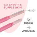 FURR by Pee Safe Dual Head Face Razor for Women – Facial Hair Removal & Eyebrow Shaping | 3 Razors. 