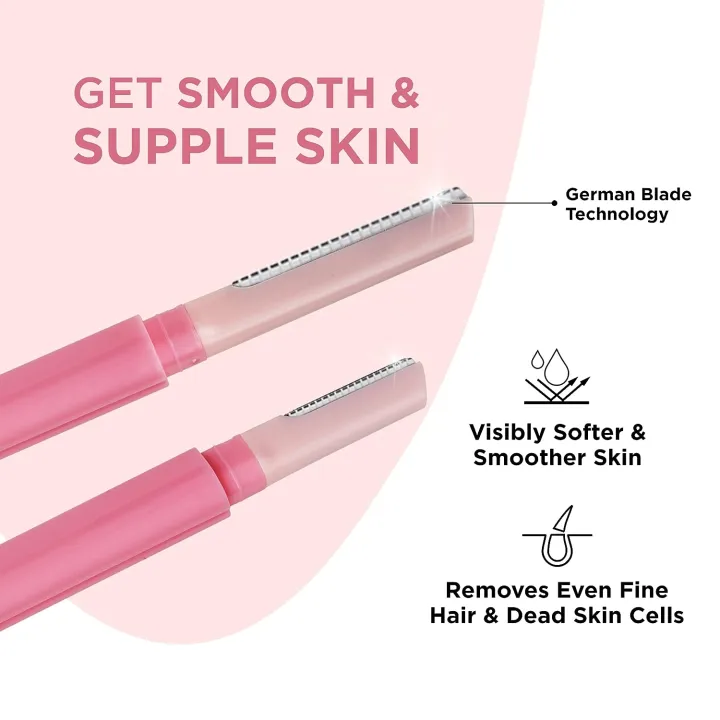 FURR%20by%20Pee%20Safe%20Dual%20Head%20Face%20Razor%20for%20Women%20%E2%80%93%20Facial%20Hair%20Removal%20&%20Eyebrow%20Shaping%20%7C%203%20Razors%20-%20Image%202