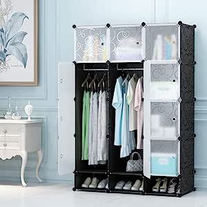 DIY%2012%20Cube%20Portable%20Closet%20Storage%20Organizer%20Clothes%20Wardrobe%20Cabinet%20With%20Doors%20-%20Image%205