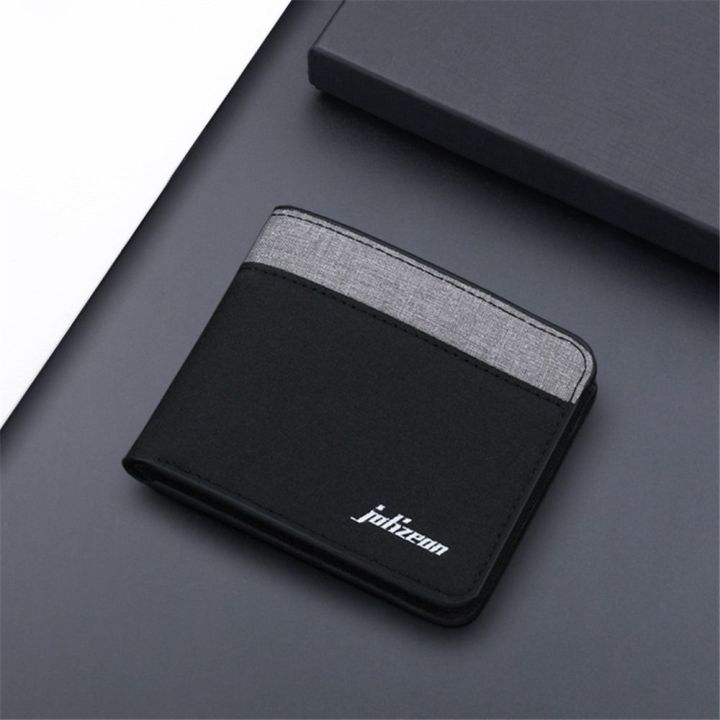 Creative Foldable Business Card Case Ultra-thin Fashion Male Money Bag Money Clips Canvas Men Wallet Male Purses Coin Purse