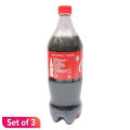 Coca Cola 1 Ltr (Set of 3). 