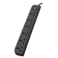Belkin Essential Series 6-Socket Surge Protector Universal Multi Plug Socket. 