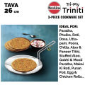 Hawkins Stainless Steel Tri-Ply 3 Pieces Cookware Set. 