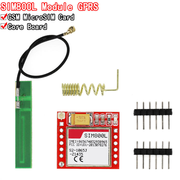 Smallest SIM800L GPRS GSM Module Kit MicroSIM Card Core BOard Quad-band ...