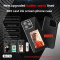 HOT Smart Ink Screen Phone Case NFC DIY Display Imaging AI Phone Case Photo Display Smart Phone Case for iPhone 15 PRO Max DIY Cases. 