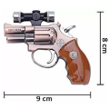 Mini Gun  Shape Wing Proof Refillable Gas Lighter With Laser Pointer. 
