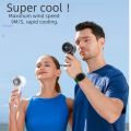 Mini Student Kipas Desktop-0 Fan Portable N68 Kipas Mini 100 Speed Adjustable Handheld Rechargeable Fan. 