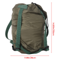 Outdoor Sleeping Bag Compression Sack Waterproof Camping Sleeping Bag Storage Pouch Camping Equipment Green. 