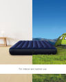 INTEX Dura-Beam® Standard Classic Downy Air Mattress (Pump Included)( 60''x 80'' x 10''). 