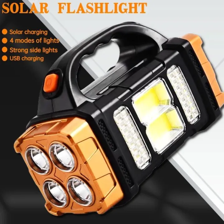 HB-2678%20Solar%20LED%20Flashlight%20Portable%20USB%20Rechargeable%20light%20Waterproof%20COB%20Torch%20Light%20Powerful%20Solar%20Light%20for%20Camping%20Hiking%20charging%20light%20chargeable%20torch%20-%20Image%202