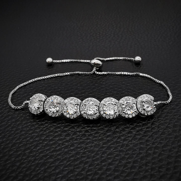 2023%20New%20Luxury%20Green%20Pink%20Rose%20Gold%20Silver%20Color%20CZ%20Bracelet%20Bangle%20for%20Wedding%20Women%20on%20Hand%20Gift%20Jewelry%20Wholesale%20Bulk%20S5243%20-%20Image%205