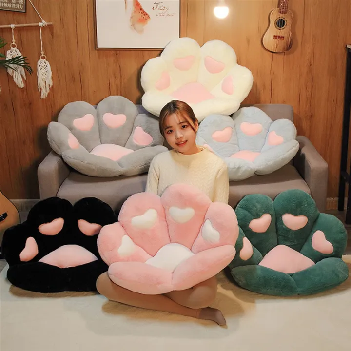 Cats%20Paws%20Cushion%20Kawaii%20Chair%20Cushions%2027.5%20X%2023.6Inch%20Kawaii%20Stuff%20Seat%20Pad%20Comfy%20Lazy%20Sofa%20Office%20Floor%20Pillow,%20White%20Easy%20Install%20Easy%20to%20Use%20-%20Image%206