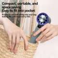 Portable Handheld Fan with Ice-Cooling Mode, 120 Speed Powerful Wind Rechargeable, Mini Fans for Women Men Travel Office Outdoor. 