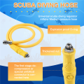 Scuba Diving BCD Medium Pressure Hose Scuba Diving Regulator for 2Nd Gauge Breathing Regulator. 