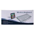 Metal Body Wireless Bluetooth Portable Mini Keyboard Bk 3001- Black. 