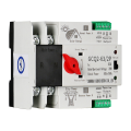2X Photovoltaic Solar Power ATS Automatic Transfer Switch Din Rail 2P 63A AC220V ATS PV System Power to City Power. 