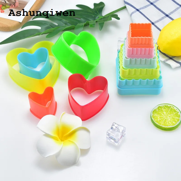 Ashunqiwen%205%20Pcs%20-%20Multi%20Color%205pcs/set%20Cookies%20Cutter%20Frame%20Fondant%20Biscuit%20Cake%20Mould%20DIY%20Star%20Chirstmas%20Tree%20Round%20Heart%20Flower%20Mold%20Cookie%20Maker%20-%20Image%205