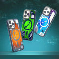 Youngkit Cyberpunk Case For iPhone 15 Pro Max Luminous Quicksand By Lavish Deals. 