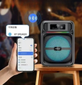 Kbroad KTS 2168 Powerful Sound And Deep Bass Bluetooth Speaker With Wireless Mic RGB Lights 8-Inch Woofer. 