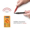 Digital Multimeter LCD AC DC Measuring Voltage Current for Home use. Campus Component Voltage Ampere Ohm Tester, Electronic Tester Yellow. 