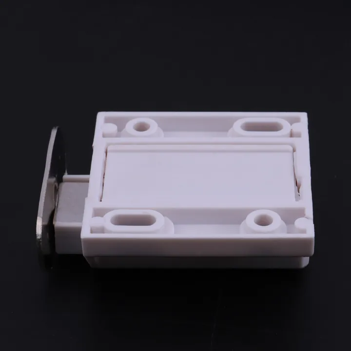 White%20Push%20To%20Open%20Magnetic%20Door%20Drawer%20Cabinet%20Catch%20Touch%20Latch%20-%20Image%203