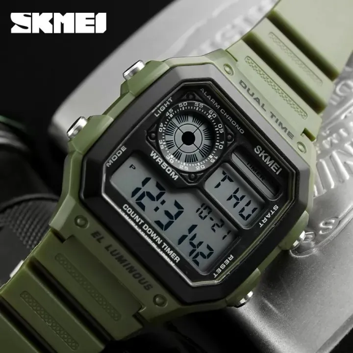 SKMEI%201299%20Military%20Sporty%20Led%20Digital%20Watch%20for%20Men%20-%20Army%20Green%20-%20Image%202