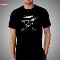 Binay Embroidery Anime Printed T-Shirt For Men (One Piece) - Black And White | Multisize | Fashion | T-Shirt For Men. 