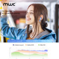 MWC HERO MT69 ENC | AI ENC | Bluetooth 5.4 TWS | Only 6ms Ultra Low Latency (Game Mode) | Semi In-Ear Gaming Earbuds | Unique & Transparent Design | iPx6 Water Resistant | 40Hrs Playback | Available in 4 Sweat Colors. 