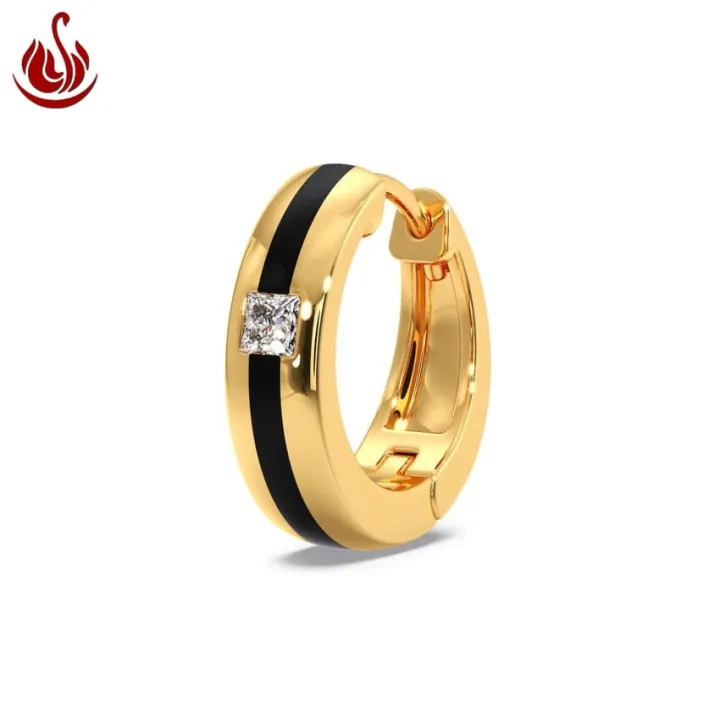 Bali Gold Earrings For Men Buy Yellow Gold Earrings For Men By